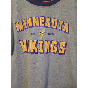 Minnesota Vikings Grey Womens Tee (L)